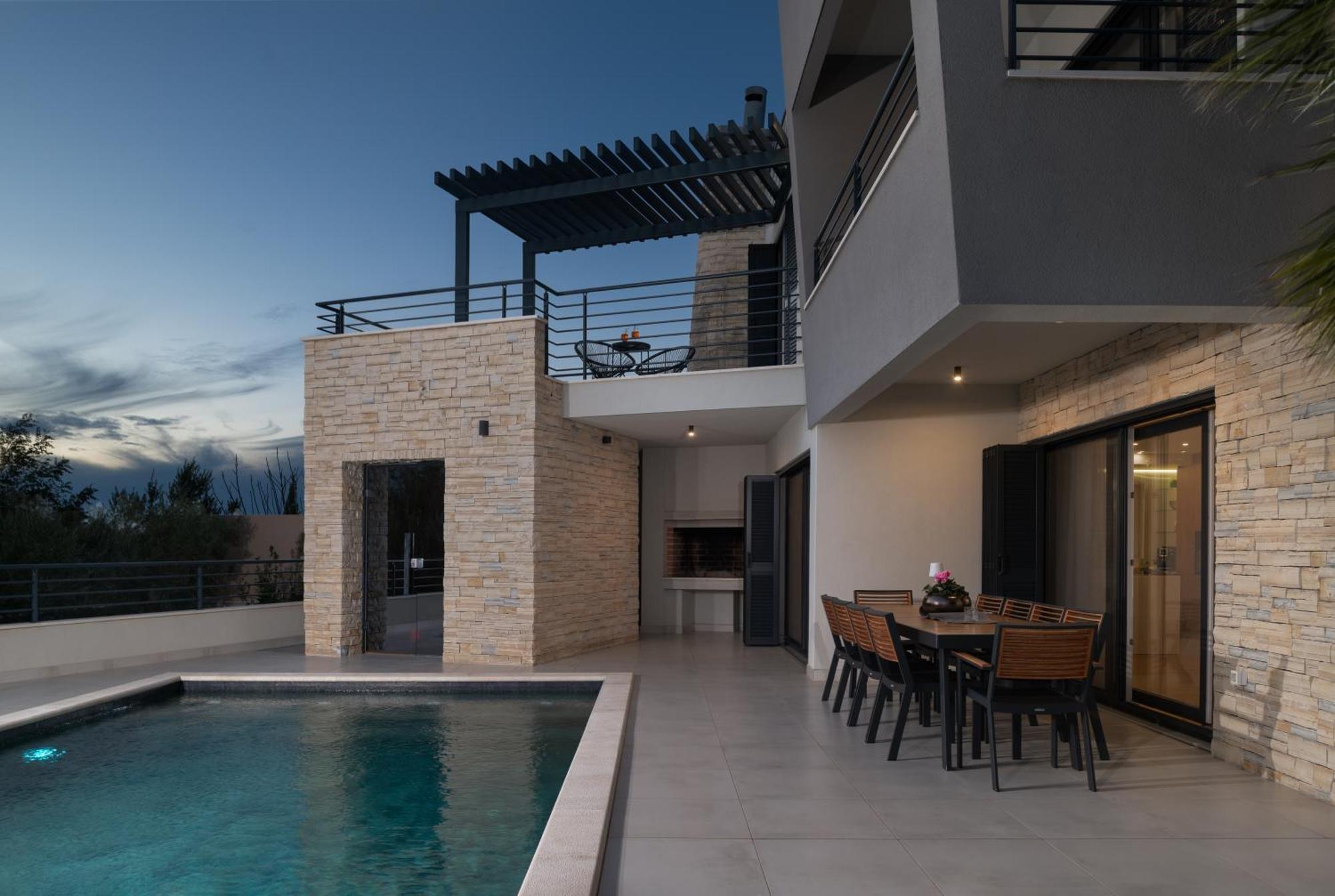 Roca With Heated Pool And Sauna Privlaka (Zadar)